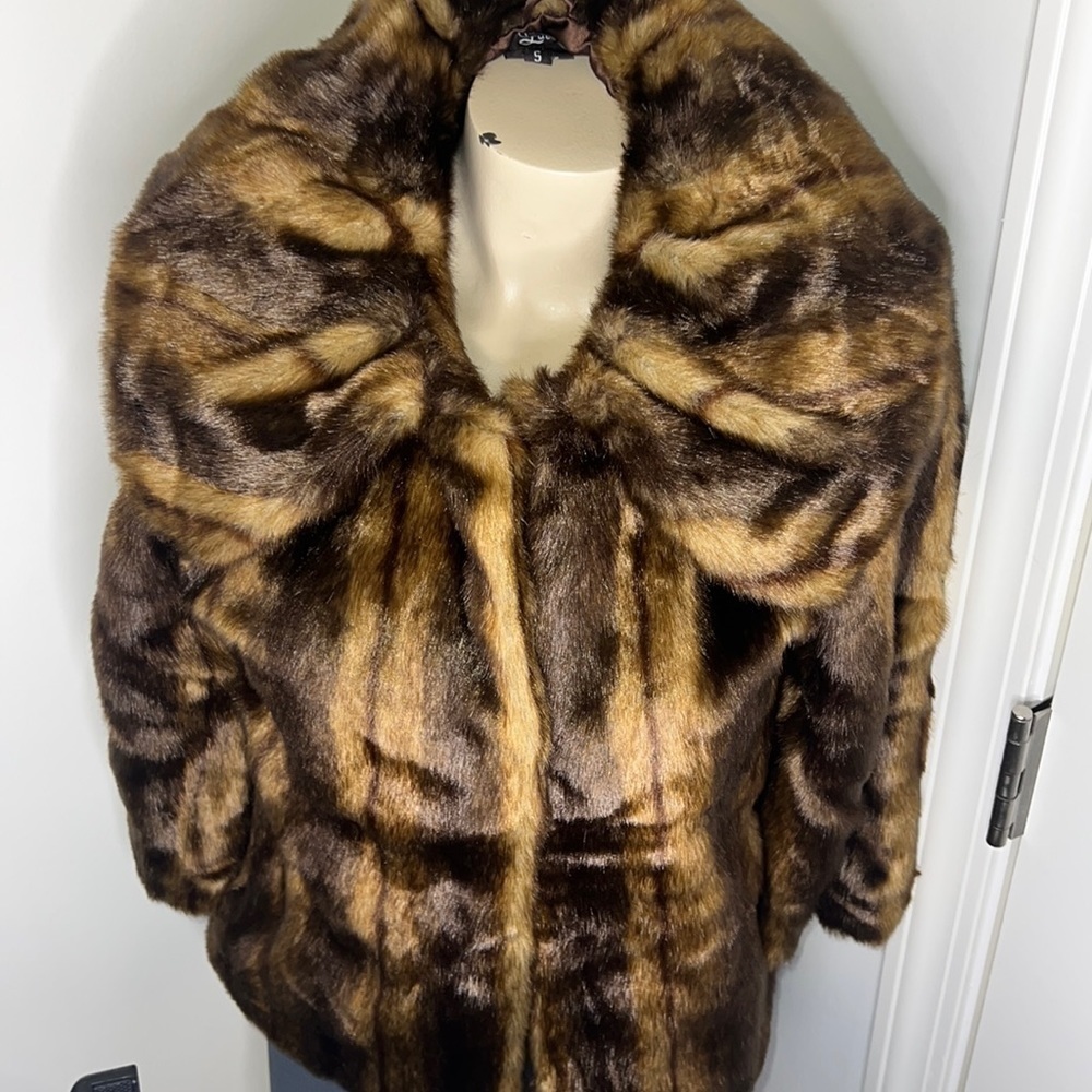 Luii vintage Faux Fur Jacket size S